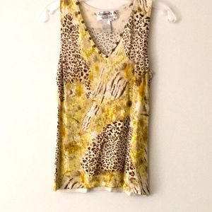 Joseph A. Qu’est-Cequec’Estsilk? tank top. Size M